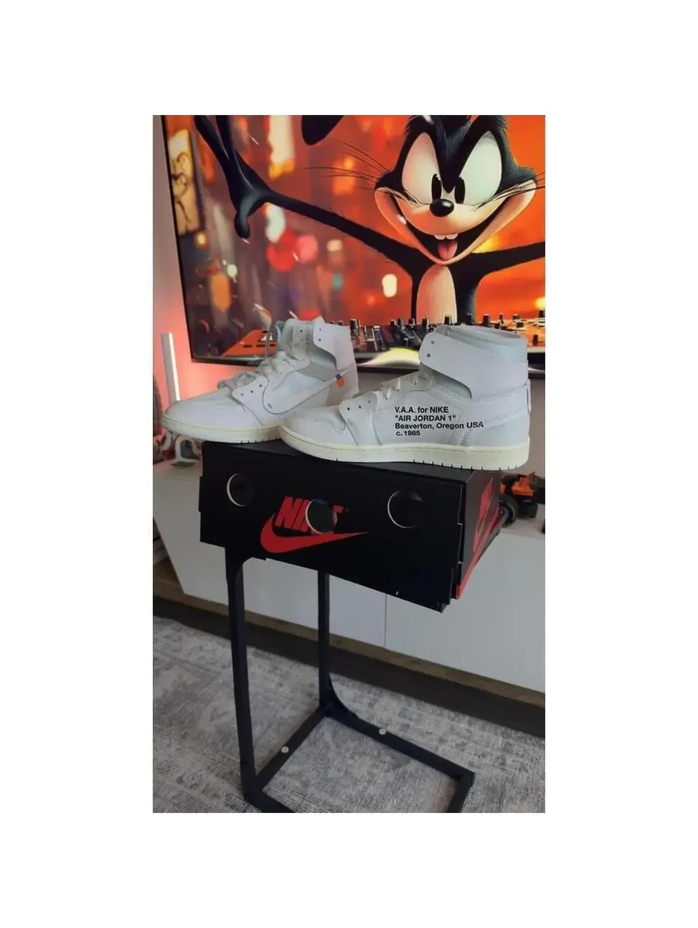 Nike Off-White x Air Jordan 1  Alaska V.A.A. Size 14